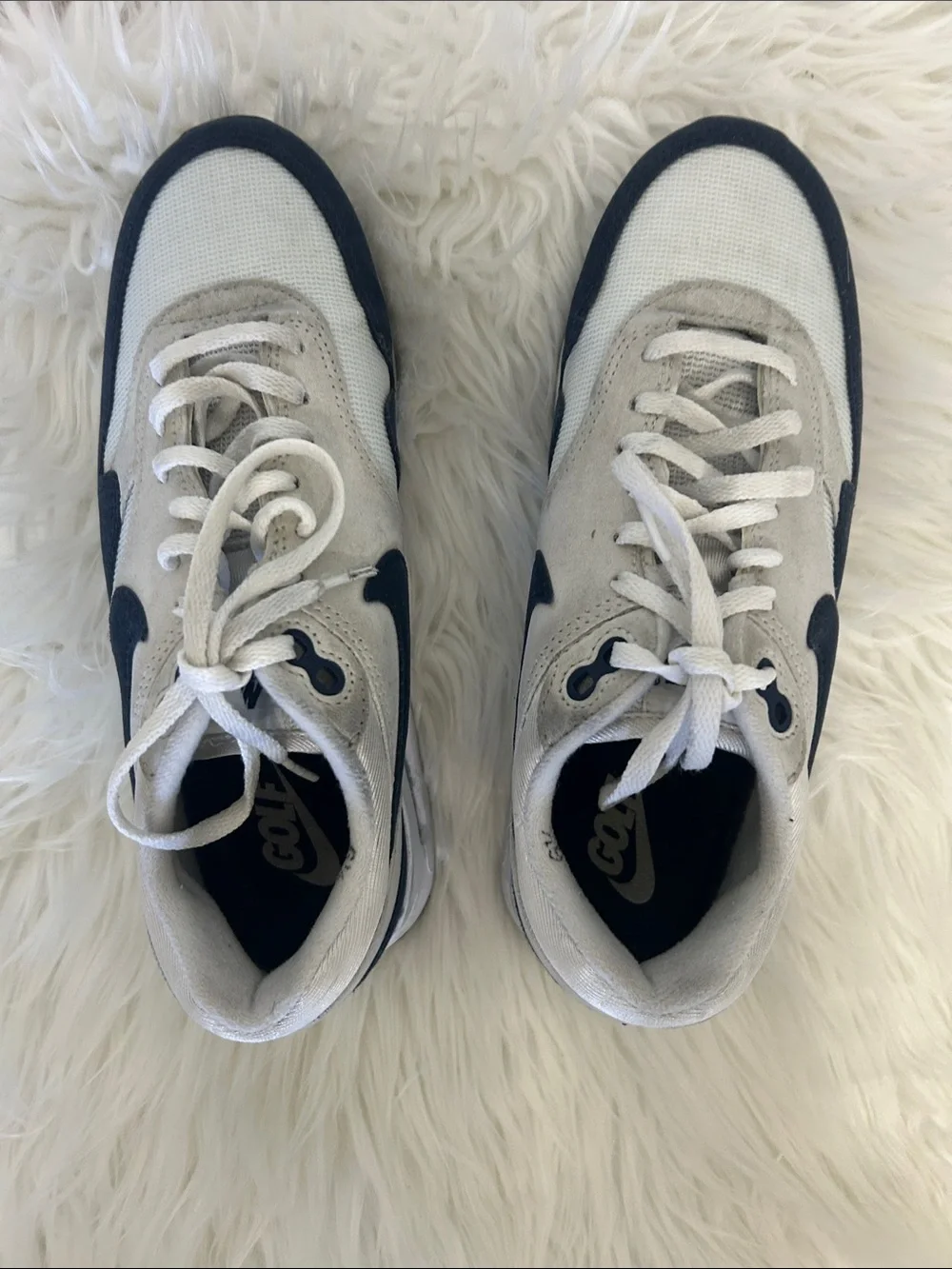 Nike Air Max Golf Men's shoes size 6.5 navy blue gray sneaker shoes